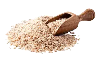 Skal av psylliumfrön (indisk växt)
