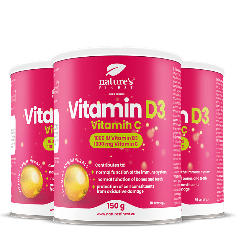 Vitamin D3 + Vitamin C bundle