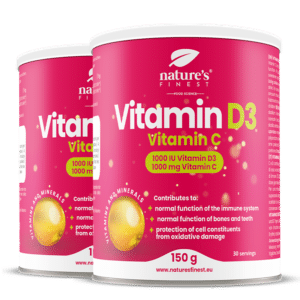 Vitamin D3 + Vitamin C 1+1 GRATIS