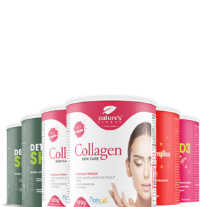 2x Kolagen SkinCare + 2x Detox Skin + Železo + Vitamin D3 + Vitamin C paket